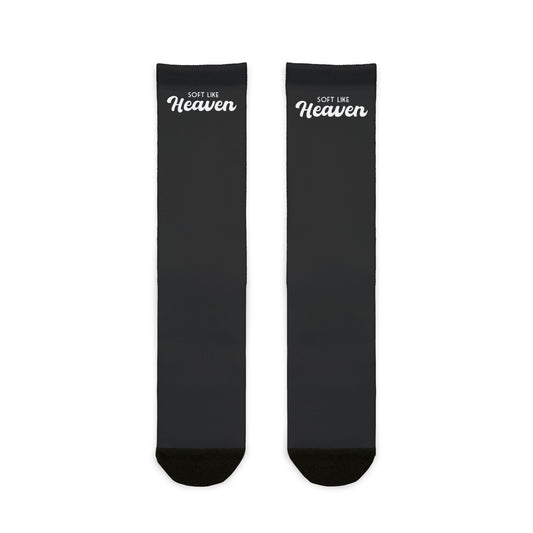 SLH 'Clouded' Crew Socks | black
